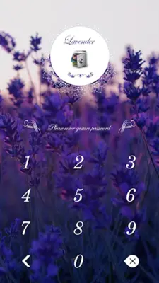 AppLock Theme Lavender android App screenshot 0